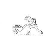 мужик с телегой денег