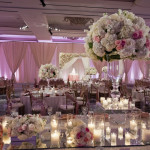 Image of a beautifully decorated wedding ballroom